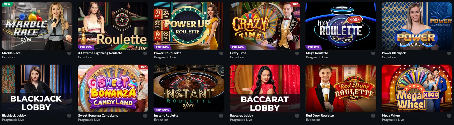 SpinMills Live Casino